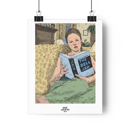 The Bell Jar Poster — Vintage-Style Literary Art Print