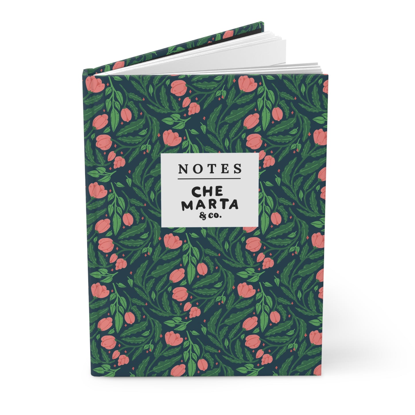 Floral Notes Hardcover Journal | Che Marta & Co.