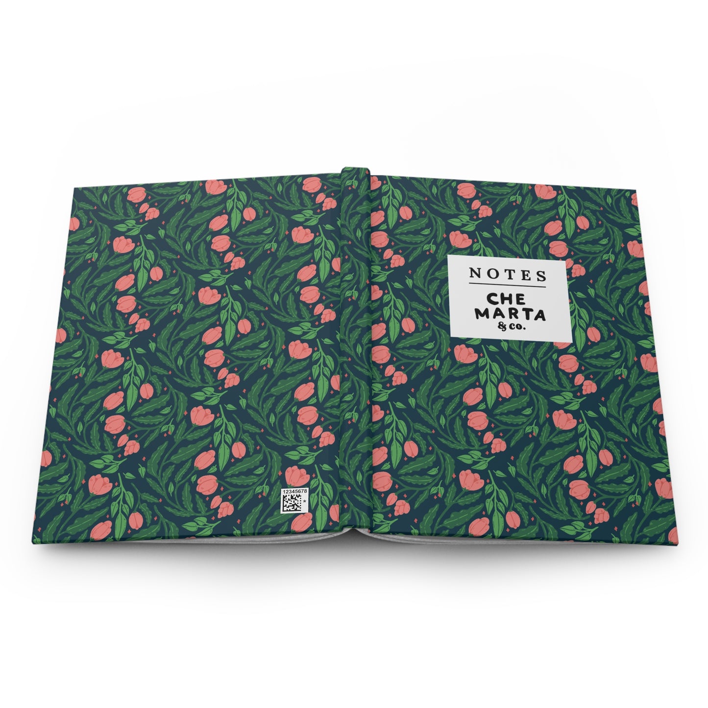 Floral Notes Hardcover Journal | Che Marta & Co.