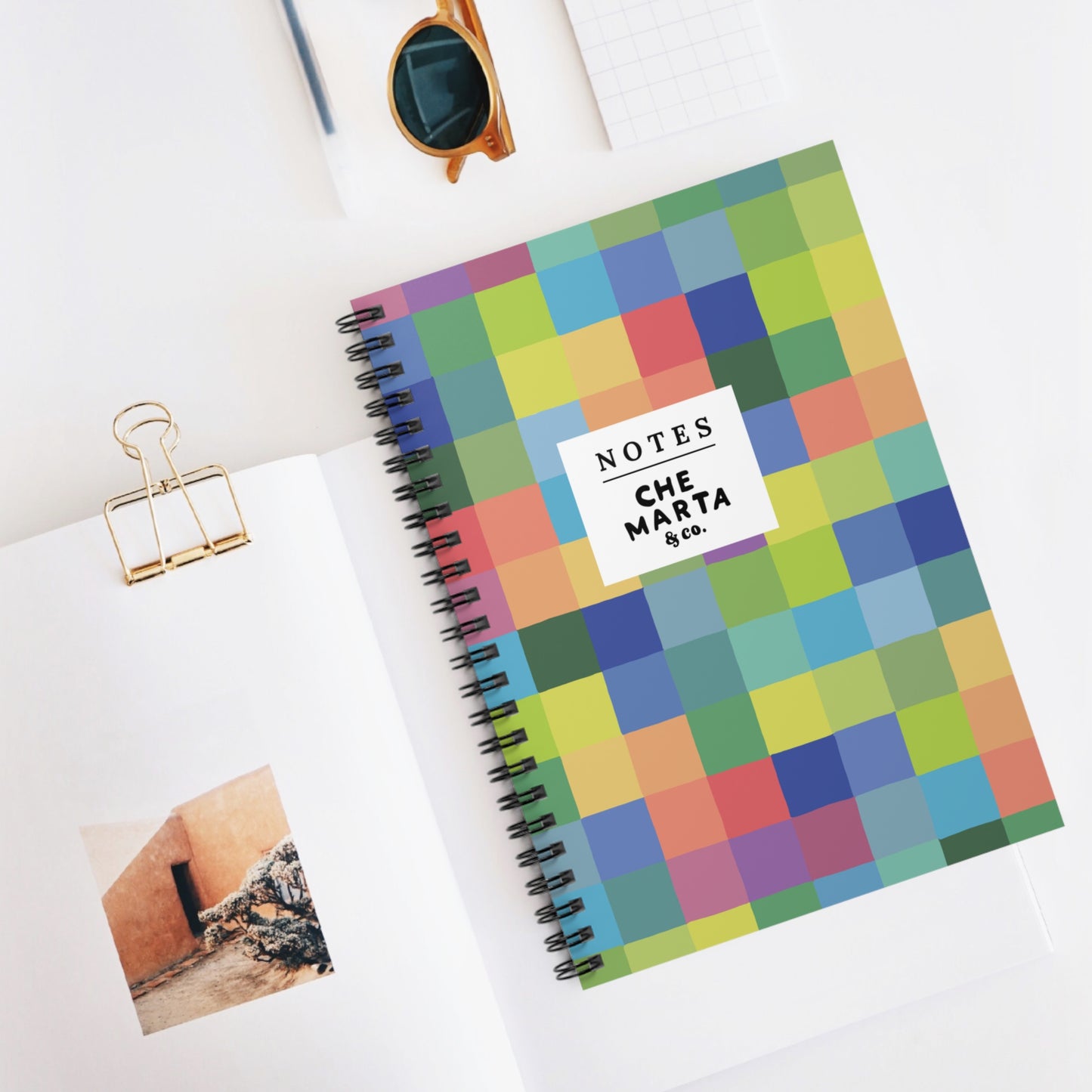 Colorblock Spiral Notebook | Che Marta & Co.