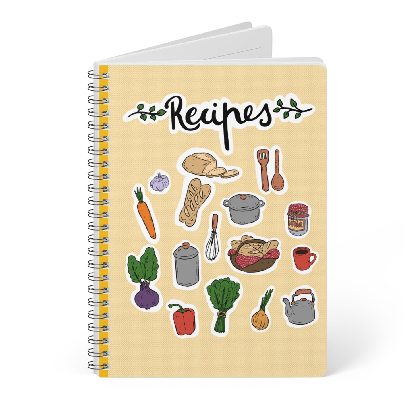 Recipe Notebook A5 – Wire-Bound Softcover Recipe Journal | Che Marta & Co.