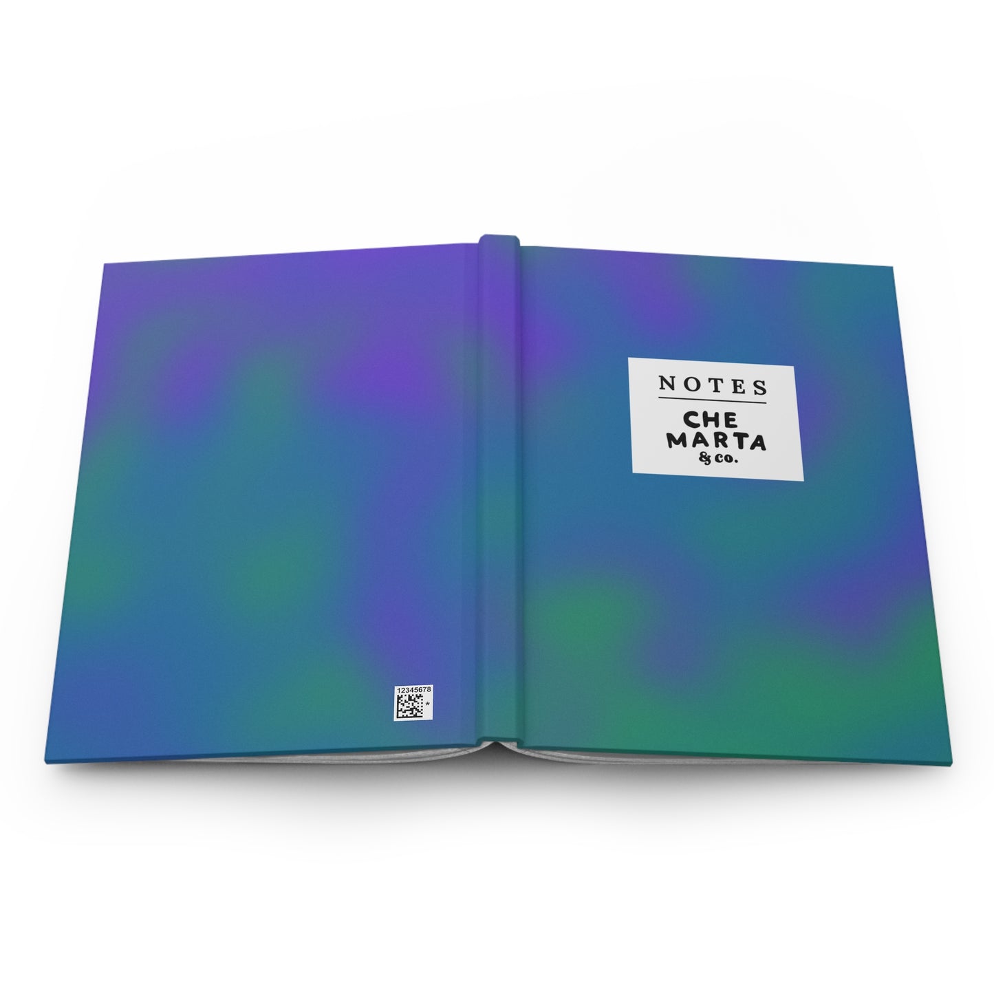 Blue & Green Gradient Hardcover Journal | Che Marta & Co.