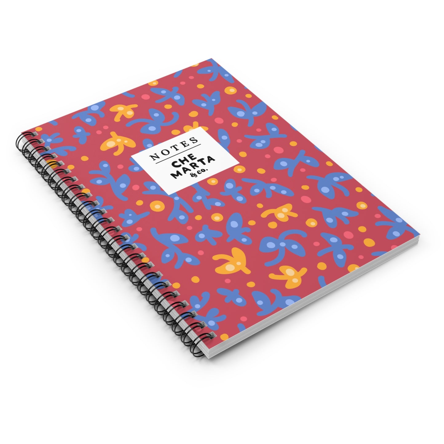 Reddish Spiral Notebook | Che Marta & Co.