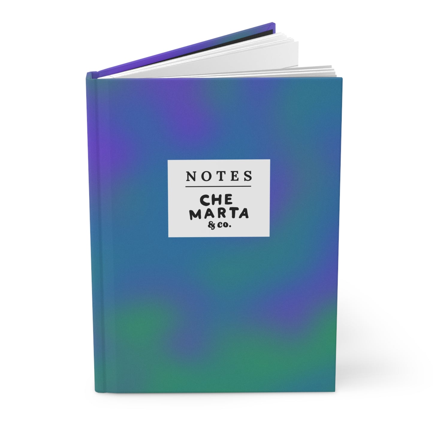Blue & Green Gradient Hardcover Journal | Che Marta & Co.