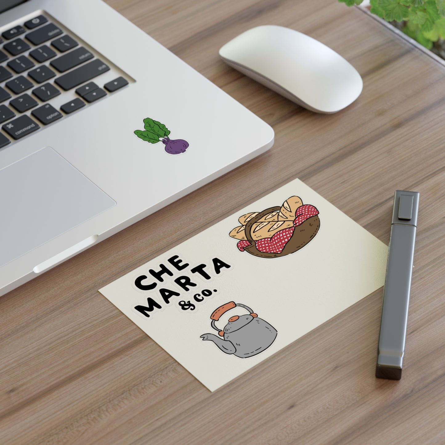 Kitchen Sticker Sheet — Bread, Kettle & Veggie Illustrations, Cozy Cooking Decals, Cute Planner & Journal Stickers
