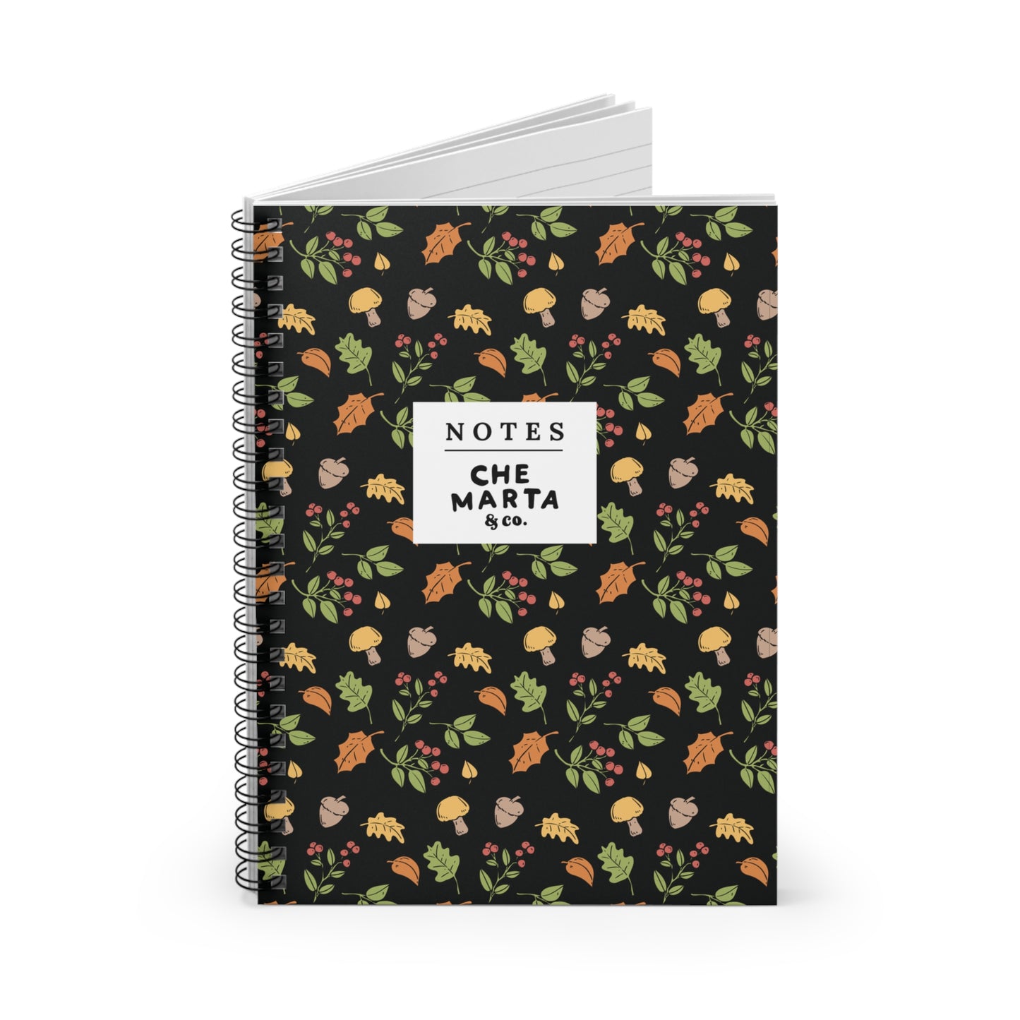 Autumun Spiral Notebook | Che Marta & Co.