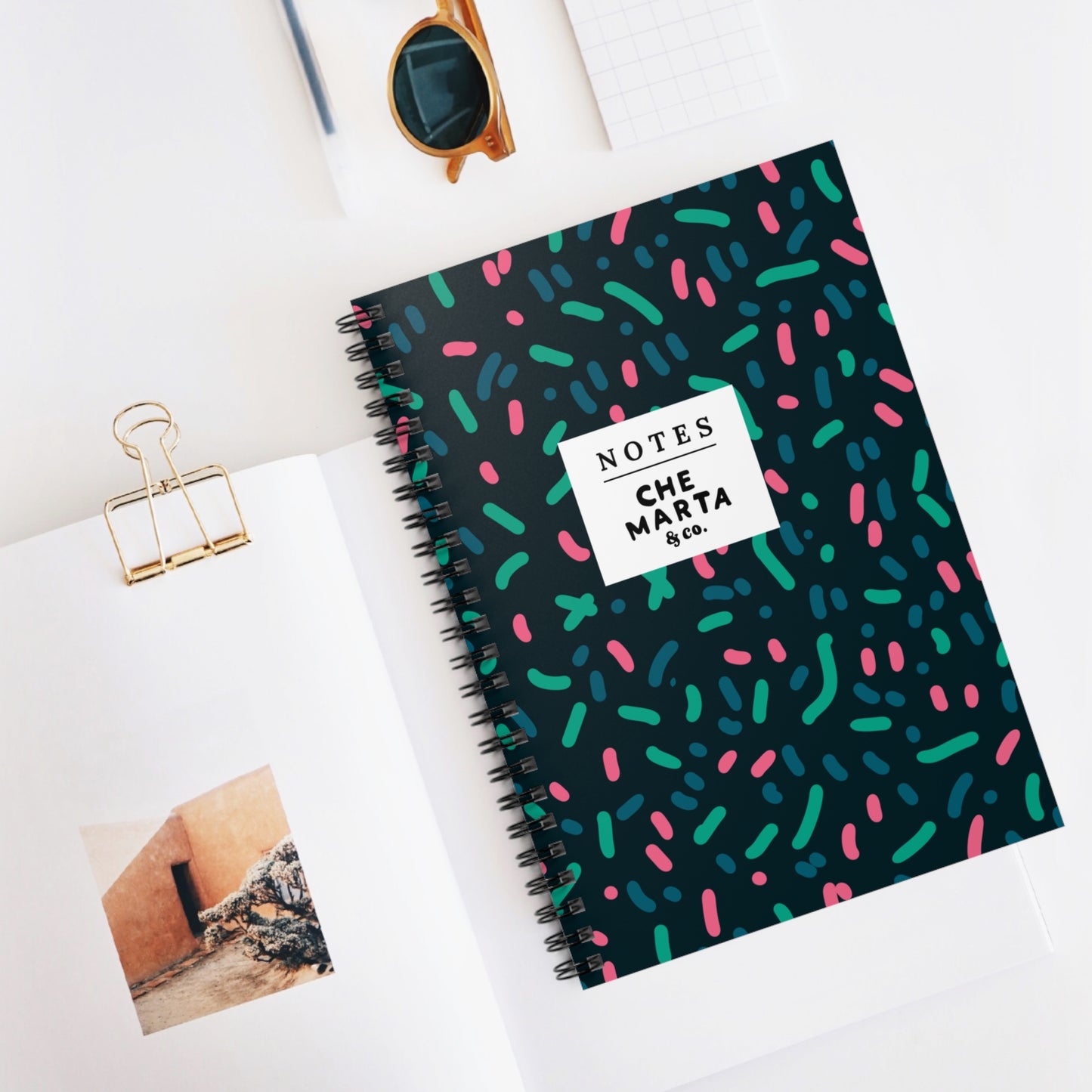 Confetti Spiral Notebook | Che Marta & Co.
