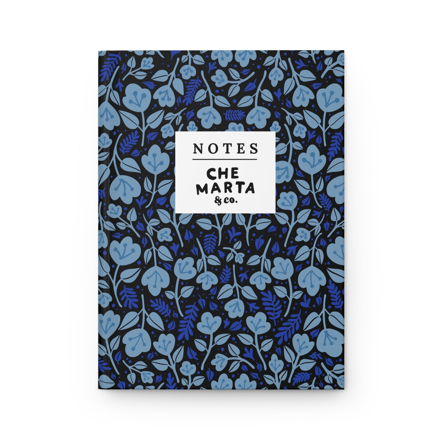 Blue Floral Hardcover Journal | Che Marta & Co.