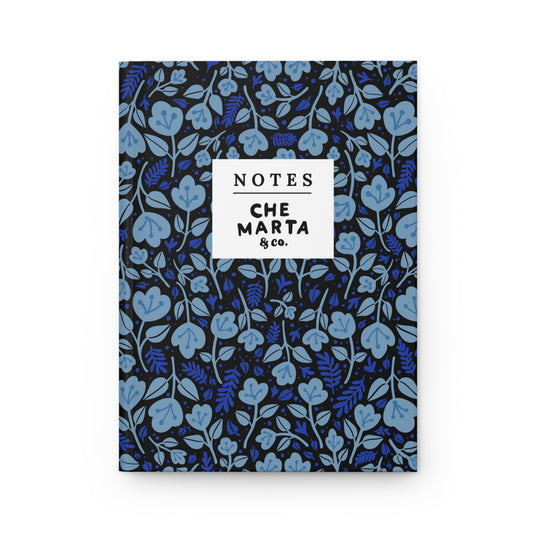 Blue Floral Hardcover Journal | Che Marta & Co.